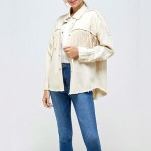Ellison cotton tassel jacket